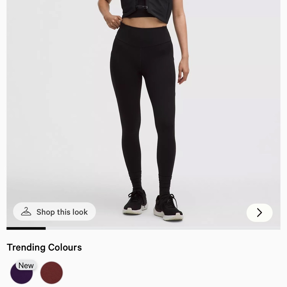 lululemon athletica Black Leggings